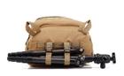 Мужской универсальный тактический рюкзак на две лямки 35 л цвет койот - изображение 3
