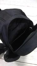 Чоловіча тактична сумка через плече колір чорний - зображення 5