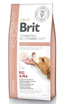 Сухий корм для дорослих Brit VetDiets у разі ниркової недостатності з яйцем, горохом і гречкою