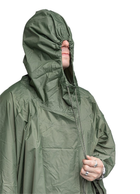 Тактический дождевик-пончо-тент Tactical Poncho военный дождевик-палатка, оксфорд прорезиненый, накидка от дождя Зеленый - изображение 3
