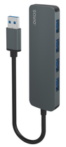 Hub USB Savio AK-53 USB 3.0 4-w-1 - obraz 2