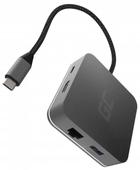 Hub USB Greencell USB Type-C 6-w-1 (5903317224587) - obraz 1