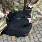 Плотные беспалые Перчатки Oakley Pro с защитными накладками черные размер L - изображение 4