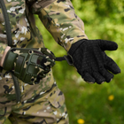 Плотные перчатки M-Pact с защитными накладками из ABS-пластика и антискользящими ладонями темно-зеленый - изображение 5