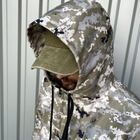Легкая Мужская Куртка светлый пиксель / Удлиненная Ветровка размер XL - изображение 5
