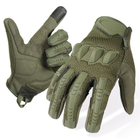 Сенсорные перчатки с закрытыми пальцами и косточками олива размер XL - изображение 1