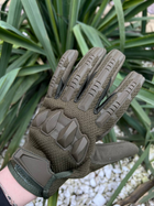 Сенсорные перчатки с закрытыми пальцами и косточками олива размер XL - изображение 6