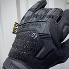 Плотные перчатки M-Pact с защитными пластиковыми накладками черные размер L - изображение 6