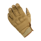 Плотные сенсорные перчатки M-Tac A30 с усиленными защитными накладками койот размер S - изображение 3