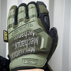 Плотные перчатки M-Pact с защитными пластиковыми накладками хаки размер XL - изображение 6
