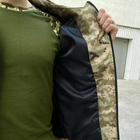 Легкая Мужская Куртка зеленый пиксель / Удлиненная Ветровка размер S - изображение 7