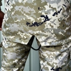 Легкая Мужская Куртка светлый пиксель / Удлиненная Ветровка размер 3XL - изображение 7