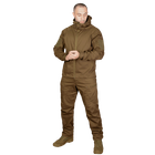 Мужской крепкий Костюм Куртка с капюшоном + Брюки / Полевая форма CamoTec Stalker Canvas 3.0 койот размер L - изображение 2