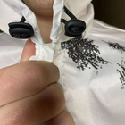 Зимний водонепроницаемый Костюм Клякса / Дождевой комплект Куртка + Брюки белый размер универсальный - изображение 3