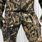 Чоловічий Маскувальний Костюм Куртка з капюшоном + Штани / Форма камуфляж "Суха трава" розмір L - зображення 5