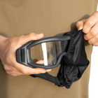 Защитные очки CamoTec Defenders с 3-мя сменными линзами и чехлом черные размер универсальный - изображение 3