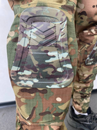 Летние штаны военные мультикам с наколенниками рип-стоп S - изображение 8