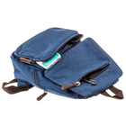 Компактний жіночий текстильний рюкзак Vintage Синій (221473) - зображення 3