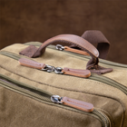Рюкзак текстильный дорожный унисекс на два ветви Vintage Зеленый (221474) - изображение 9