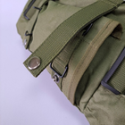 Прочная тактическая сумка через плечо мужская женская сумка военная через плечо Олива TACTICAL PRO (ZK-12) - изображение 8