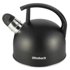 Чайник со свистком Ofenbach 100304 из нержавеющей стали 1,5 л Черный (127-84-100304)