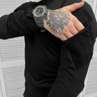 Чоловічий Костюм з кишенями під Наколінники та Налокітники / Форма Убакс + Штани чорна розмір XL - зображення 3