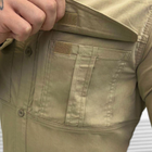 Мужская крепкая Рубашка Combat RipStop на пуговицах с карманами койот размер S - изображение 6