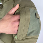 Чоловічий Убакс Han Wild з короткими рукавами та кишенями / Міцна статутна Сорочка олива розмір M - зображення 5