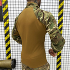 Мужской Убакс Stenford с липучками под шевроны / Прочная уставная Рубашка рип-стоп мультикам койот размер M - изображение 6