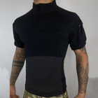 Мужской Убакс Han Wild с короткими рукавами и карманами / Прочная уставная Рубашка черная размер L - изображение 2