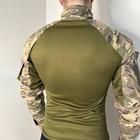 Мужской Убакс Rip-Stop с высоким воротником на молнии / Прочная Демисезонная Рубашка мультикам размер 4XL 60+ - изображение 6