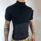 Мужской Убакс Han Wild с короткими рукавами и карманами / Прочная уставная Рубашка черная размер L - изображение 3