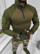 Мужской трикотажный Убакс с рукавами Рип-Стоп / Крепкая рубашка олива размер 2XL - изображение 7