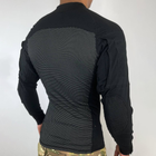 Мужской крепкий Убакс с усиленными локтями / Плотная уставная Рубашка черная размер XL - изображение 7