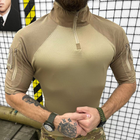Мужской Убакс Single Sword с короткими рукавами и карманами / Прочная уставная Рубашка Coolmax койот размер XL - изображение 3