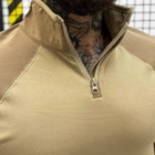 Мужской Убакс Single Sword с короткими рукавами и карманами / Прочная уставная Рубашка Coolmax койот размер XL - изображение 5