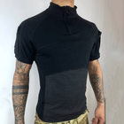 Мужской Убакс Han Wild с короткими рукавами и карманами / Прочная уставная Рубашка черная размер 3XL - изображение 3