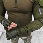 Мужской трикотажный Убакс с рукавами Рип-Стоп / Крепкая рубашка олива размер M - изображение 5
