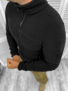 Мужская флисовая Кофта + Подарок Грелка для мгновенного согревания до +90 °C / Флиска черная размер L - изображение 2