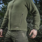 Мужская флисовая Кофта M-Tac Nord Fleece Polartec с усиленными вставками / Плотная Флиска олива размер M - изображение 7