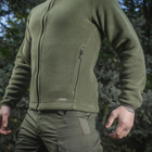 Мужская флисовая Кофта M-Tac Nord Fleece Polartec с усиленными вставками / Флиска олива размер M - изображение 7