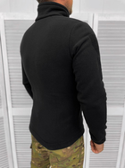 Мужская флисовая Кофта + Подарок Грелка для мгновенного согревания до +90 °C / Флиска черная размер XL - изображение 3