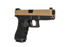 Страйкбольний пістолет D-Boys Glock 17 Gen.4 755 Green Gas Half-Tan - изображение 4