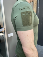 Поло тактическое Bikatex, цвет Олива, размер 3XL, с липучками для шевронов на рукавах, футболка тактическая - изображение 5