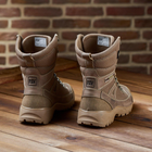 Мужские кожаные Берцы с водонепроницаемой мембраной / Летние Ботинки на термопластической подошве размер 42 - изображение 4
