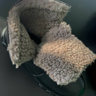 Утеплені Берці з натуральної шкіри / Зимові черевики з хутряною підкладкою у кольорі койот розмір 37 - зображення 8