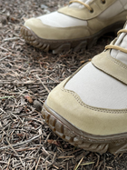Мужские Кожаные Ботинки с дышащей сеткой на резиновой подошве Легкие высокие Берцы койот размер 41 - изображение 8