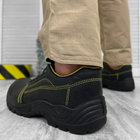 Мужские кожаные Ботинки с металлическим носком и дышащей подкладкой черные размер 47 - изображение 4