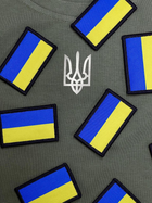 Шеврон на липучках Флаг Украины / Вышитая нашивка на одежду - изображение 4