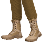 Мужские нубуковые Ботинки CamoTec DESERT на протекторной подошве / Летние Берцы до +20°C койот размер 45 - изображение 2